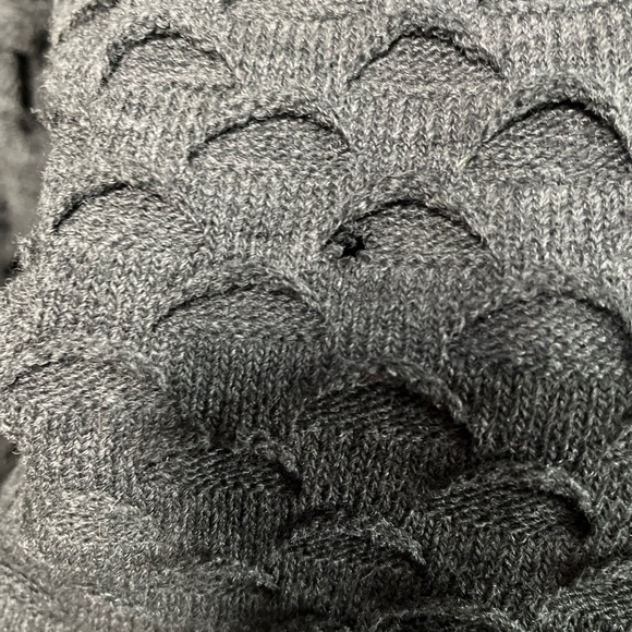 COOGI AUSTRALIA Vintage 3D Textured Gray Knit Sweater Size XXL - Picture 4 of 6